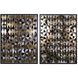 Overprint Black Luxe Art, Set Of 2